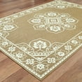 thumbnail image 3 of HomeRoots 9' X 13' Tan Oriental Stain Resistant Indoor Outdoor Area Rug, 3 of 5