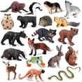 thumbnail image 1 of Figuras de juguete SCAHOW Forest Animals, 18 unidades, para niños de 3 a 12 años, 1 of 6