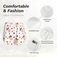thumbnail image 6 of Lsque Milk Tea Printed Women's Running Shorts with Liner Pockets,Elastic Quick Dry Workout Athletic Gym Yoga Shorts,Womens High Waist Shorts-X-Large, 6 of 9