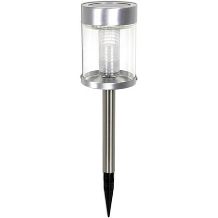 Duracell 7LM Solar Pathway Light, 4pk, Stainless Steel