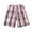 Purple, variant on Men's Casual Fashionable Stretch Waist Drawstring Checked Sport Five-Pocket Ice Silk Pants,Green_M