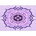 thumbnail image 1 of Ahgly Company Machine Washable Indoor Rectangle Transitional Purple Area Rugs, 8' x 10', 1 of 7