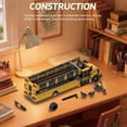 thumbnail image 3 of Honchoes City School Bus Building Set Compatible with Lego City Vehicle Model for Adults 788 Pcs, 3 of 6