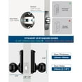 thumbnail image 4 of HIDALIFE Keyless Entry Door Lock, Keypad Door Lock with Handle, Touchscreen Digital Lock, Anti-peep Password, Auto-Lock, Easy Install for Front Door,, 4 of 8