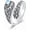 Eagle, variant on Moonstone Spoon Rings for Women 925 Sterling Silver Eagle/Bird Open Adjustment Ring with Moonstone June Birthstone Jewelry Gift