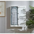 thumbnail image 4 of CRO Decor Modern Wood Ironing Board with 4 Storage Cabinets in White, 4 of 9