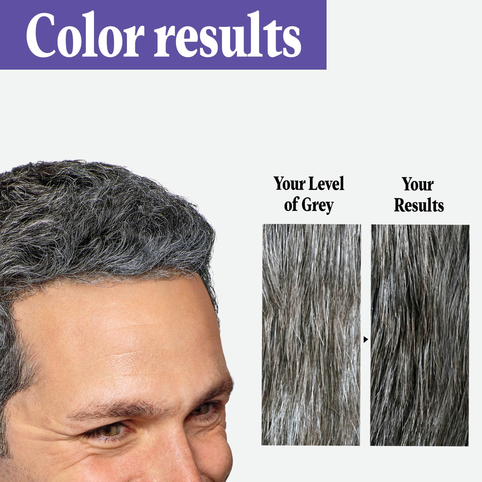 Just For Men Touch of Gray, Gray Hair Coloring for Men's with Comb ...