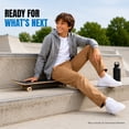 thumbnail image 7 of Quad Seven Boys Joggers Twill Stretch Cargo Pants with Pockets and Elastic Waistband 2 Pack, 7 of 7