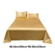 thumbnail image 3 of Juego de sábanas con fundas de almohada, sábana ajustable de seda refrescante, mezcla suave de poliéster, 250 x 230 cm para todas las estaciones, 3 of 8