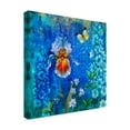 thumbnail image 2 of Trademark Fine Art 'Delphinium And Iris' Canvas Art by Maria Rytova, 2 of 3