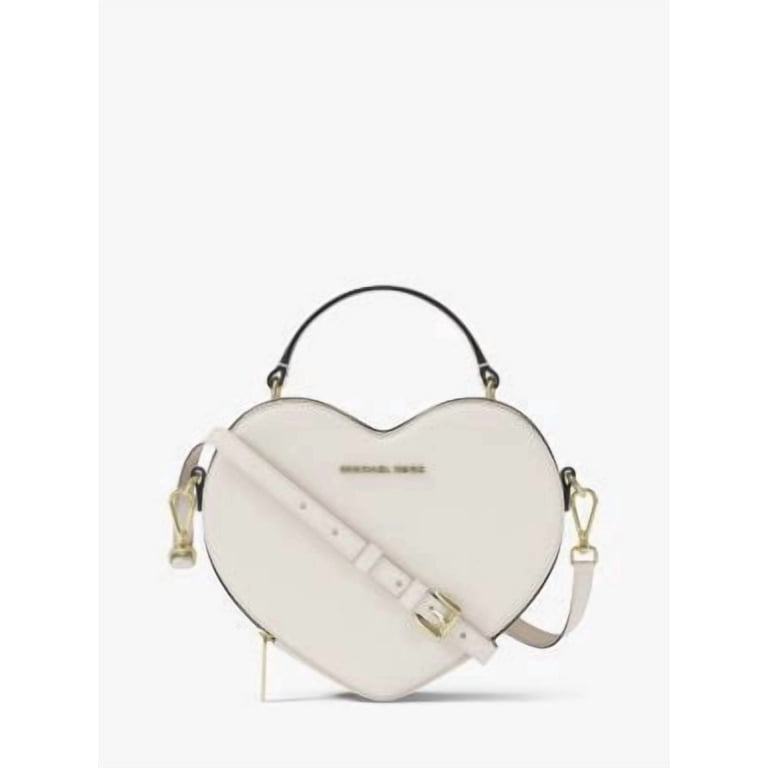 Michael Kors Jet Set Women Small PVC Heart Crossbody Purse Bag