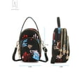 thumbnail image 2 of Gustave Women Mini Crossbody Bag Cell Phone Pouch Purse Printing Shoulder Handbag Wallet with Adjustable Strap, Blue Flower, 2 of 10