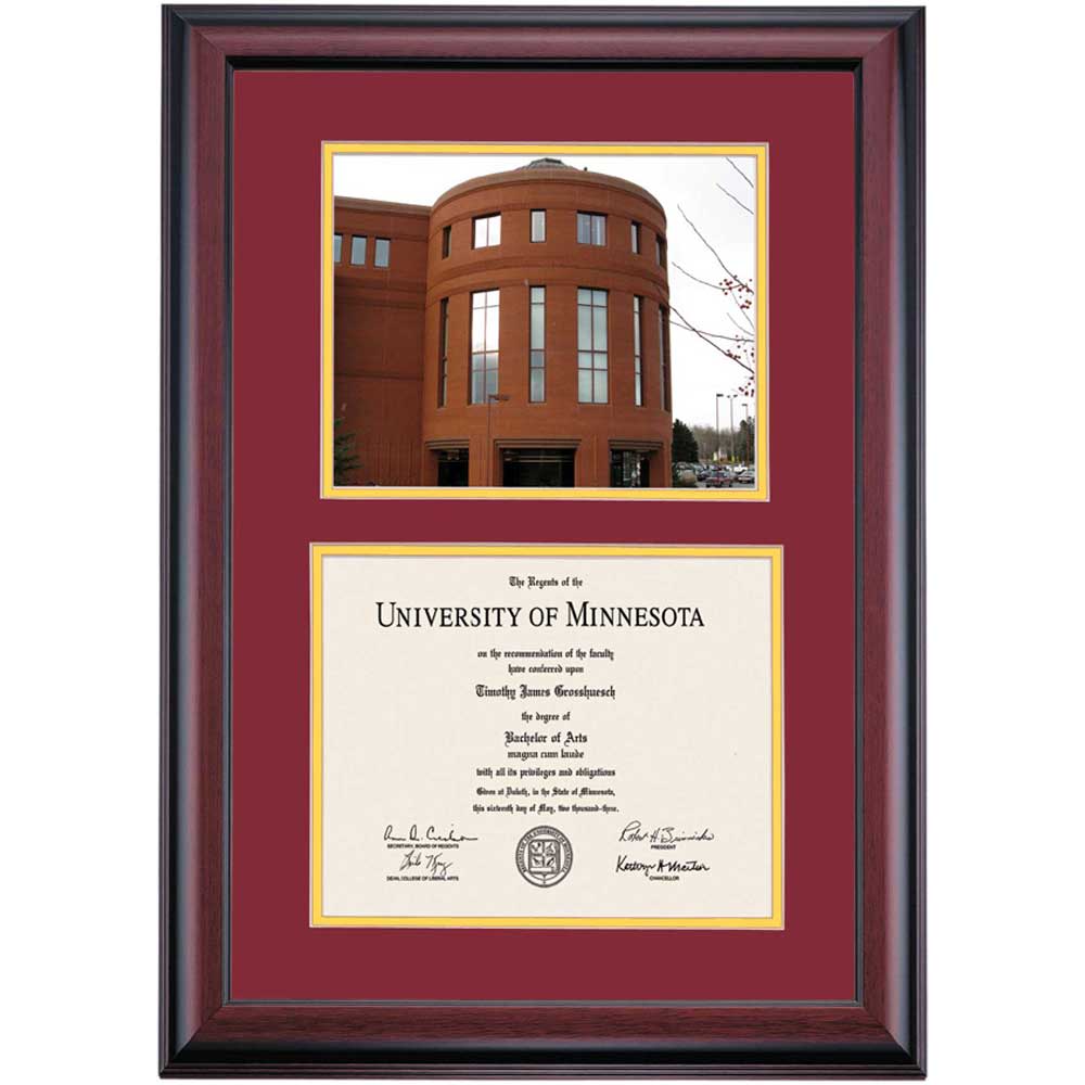 OCM Diploma Frame University of MinnesotaDuluth Bulldog Displays