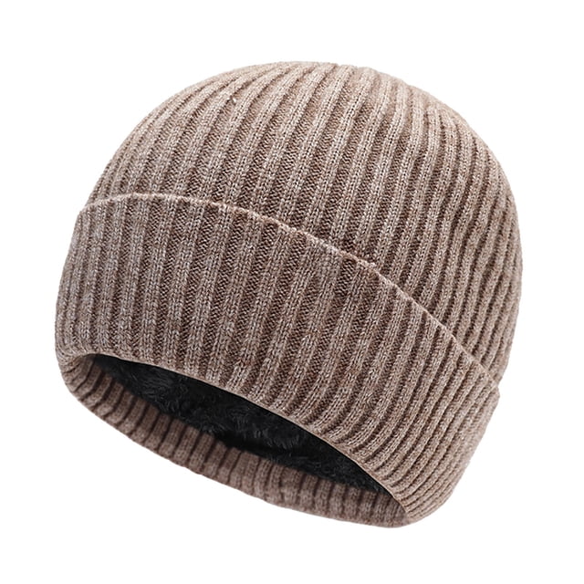 Winter Woolen Hat Womens Loose Woolen Hat Oversized Knitted Warm Winter Hat Suitable for Cold Weather One Size