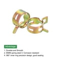 thumbnail image 4 of Uxcell ID 17.5mm 11/16inch Fuel Line Hose Clips,Pipe Clamps,Spring Hose Clamp,20Pcs, 4 of 7