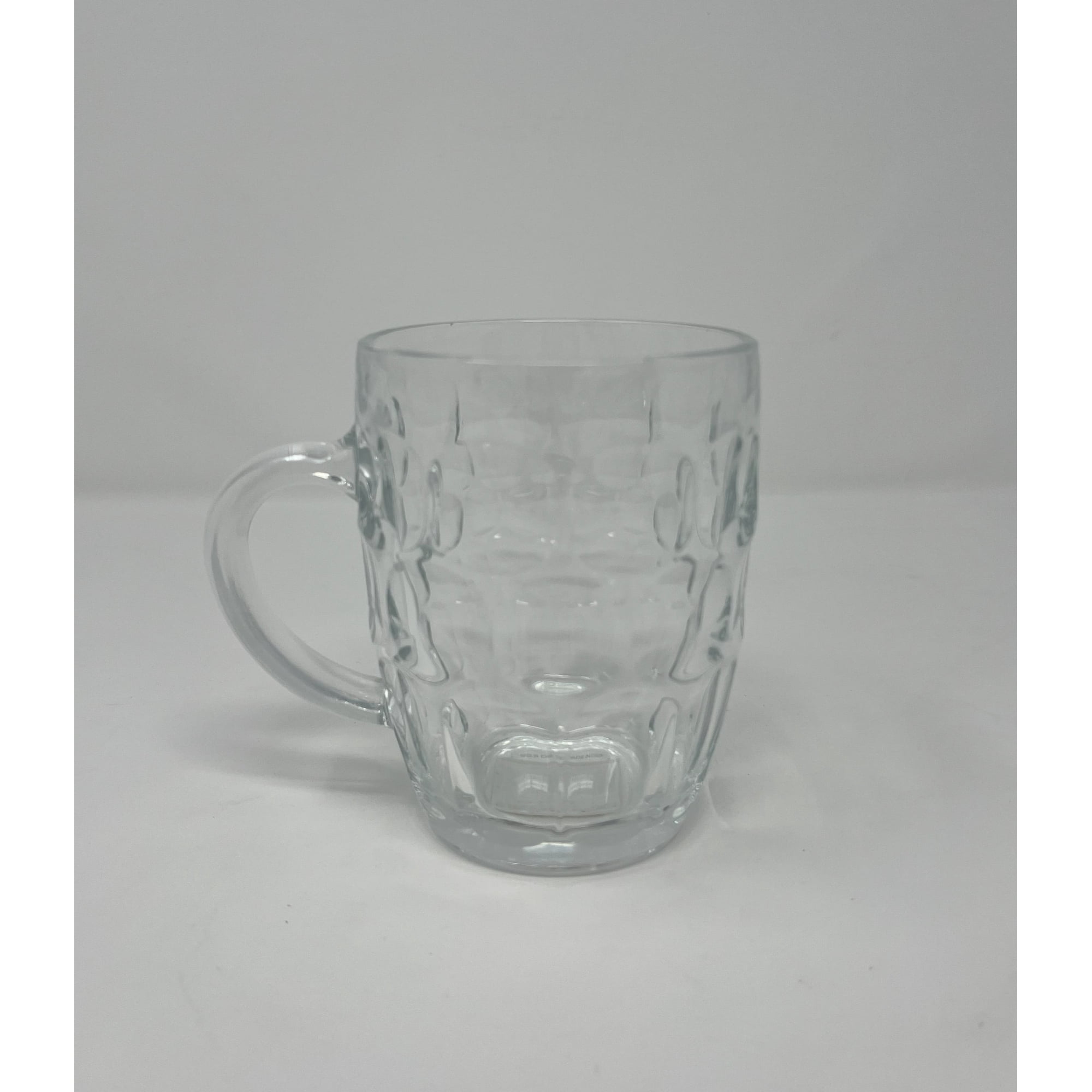20oz German Dimple Beer Mug Stein with Handle - Set of 4
