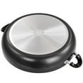 Professional Results 16 in. Aluminum Nonstick Stovetop Deep Frying Pan