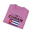 thumbnail image 4 of Novelty I'm Cuban  Save Times Assume I'm Never Mistaken Hilarious Patriotic Nationalist  Chauvinistic Fan Unisex Softstyle T-Shirt, 4 of 4