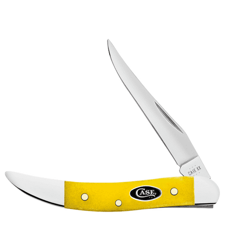 Case XX Knives Small Texas Toothpick Yellow Bone 20035 Stainless Steel Pocket Knife