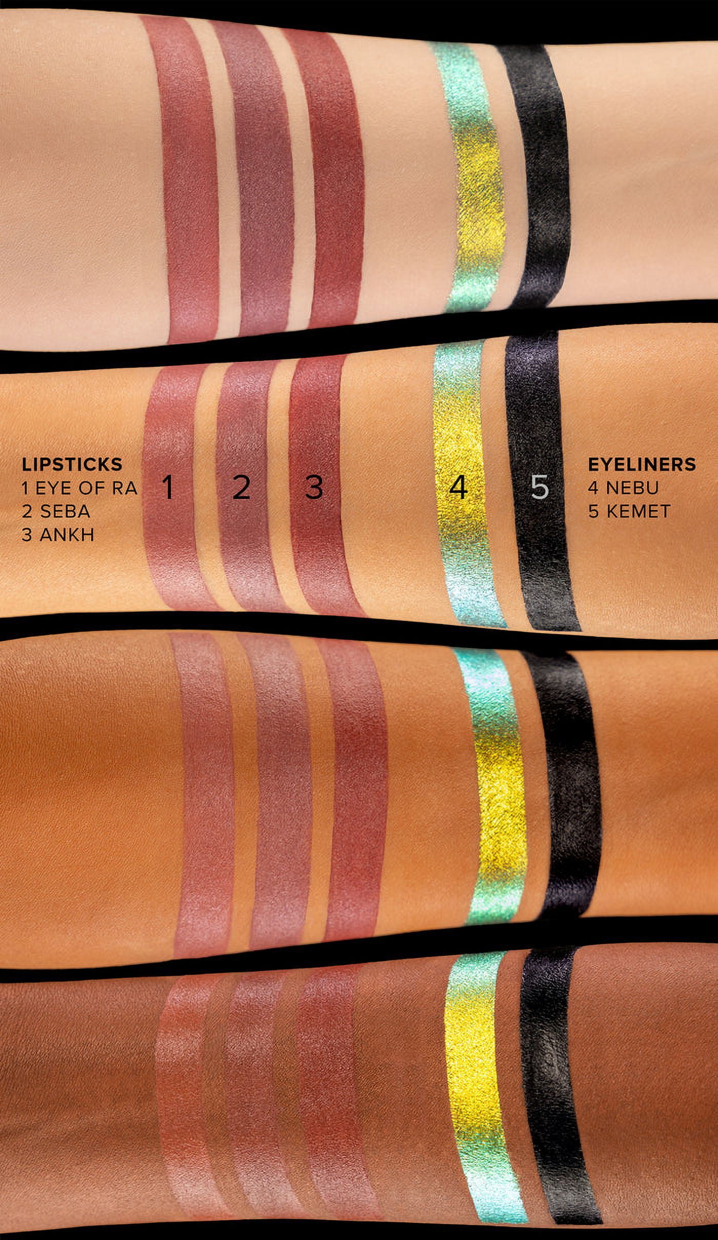 Whats Up Beauty - Egyptian Queen Lipstick - Shade Ankh Clean Cruelty Free Vegan Lip Makeup Rosewood Red