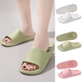 thumbnail image 2 of PADFRYBK Casual Slippers For Women Indoor Solid Color Thick-Soled Shoes Comfortable Soft-Soled Home Slippers, 2 of 6