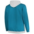 thumbnail image 3 of Men's Fanatics  Teal/Silver New Orleans Hornets Big & Tall Primary Arctic Pullover Hoodie, 3 of 3