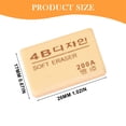 thumbnail image 3 of 1 Pack Pencil Erasers,Large Erasers Pencil Erasers,Art Erasers for Drawing,4B Rubber Eraser Rectangular Bulk,Erasers Clean And Do Not Leave Marks,Erasers For Office Supplies Prize Stationery,Office, 3 of 8