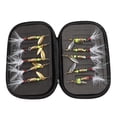 thumbnail image 1 of Fishing Lures Gear Kit, Sequin Rotation Fishing Lure Salt Water Resistant With Storage Case For Trout, 1 of 8