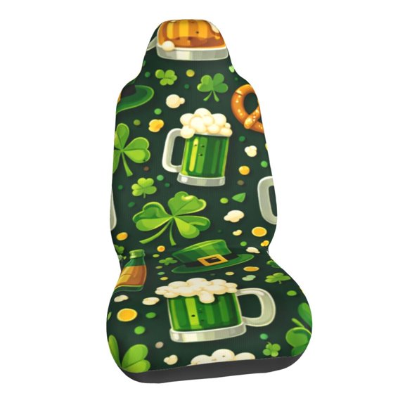 St. Patrick’s Day Car Seat Covers Stretch Car Seat Protectors Universal Fit