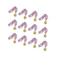 thumbnail image 1 of Medallas De Premio Redondas De Recuerdo, Medalla De Fútbol Para Torneo Deportivo, 12 Uds., 1 of 8