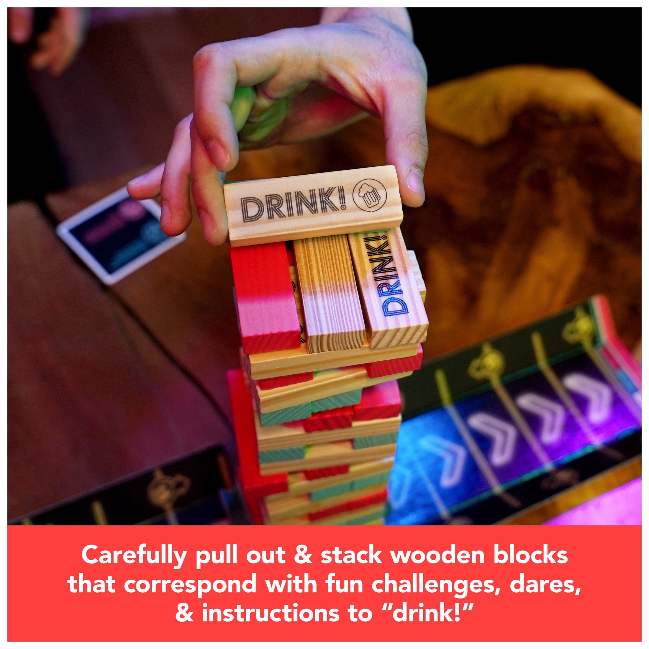 Spin Master Games, Happy Hour Tower Chug O’ War, Party Game for Adults Ages 21+