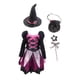 thumbnail image 4 of Disfraz de bruja de Halloween para niñas con sombrero, varita, bolso y vestido de princesa gatita. Sin Luz 120cm, 4 of 9