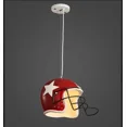 thumbnail image 3 of FINE MAKER 12.6-inch modern creative football helmet chandelier, children's room chandelier, living room and dining room lighting fixture, 3 of 8