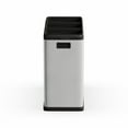 thumbnail image 6 of The Step N' Sort 16 Gal, Open Top, 3 Compartment Trash and Recycling Bin with easy off lid, 6 of 12