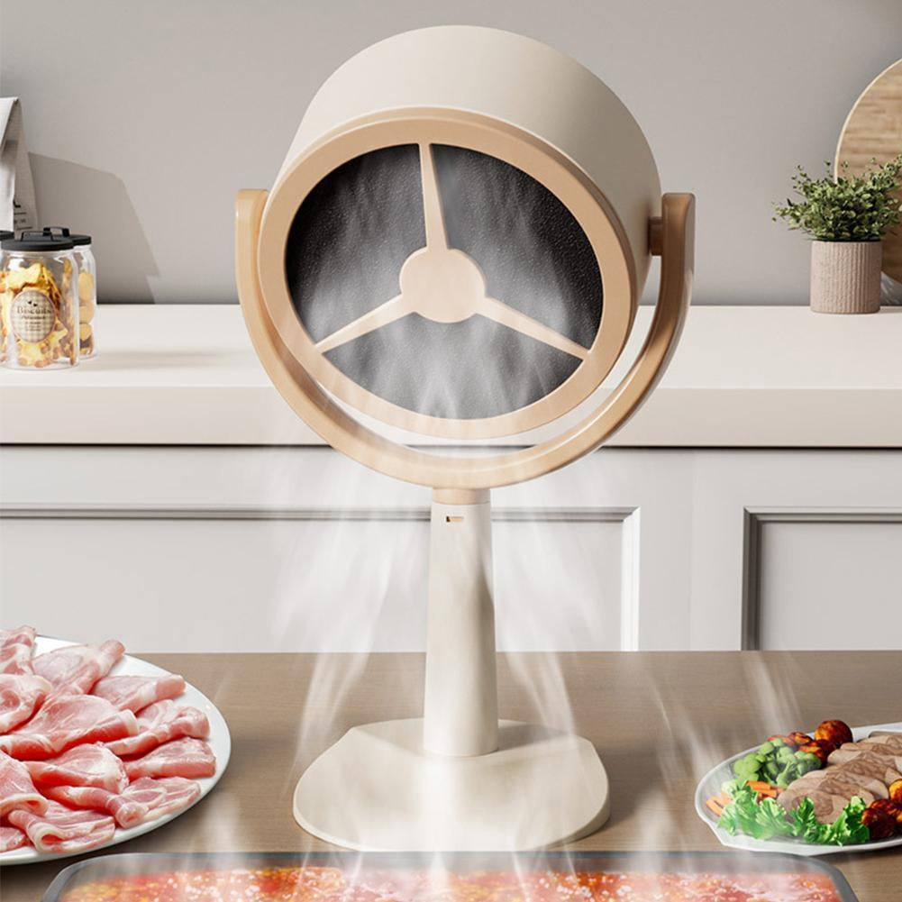 Smoke Away Purifier Fan Rechargeable, Smoke Fan for Smoking Indoors, Household Small Desktop Range Hood Portable Smoke #air# Purifier Fan I9P1