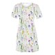 thumbnail image 4 of Puntoco Vestido De Manga Corta Para Mujer Vestido De Cuello Redondo Con Estampado Floral Blanco L,Regalos Para Mujer Joven, 4 of 6