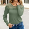 thumbnail image 2 of EDFBUYKRS Long Sleeve Tunic Tops To Wear with Leggings Crewneck Winter Loose Fit Print Shirts Workout Fall Fashion Blouses Tops Casual Going Out Tops for Women S, 2 of 6