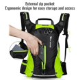thumbnail image 5 of Mochila de ciclismo Mochila de ciclismo con rayas reflectantes para correr deportes, 5 of 5