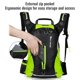 thumbnail image 5 of White Mochila de ciclismo Mochila de ciclismo con rayas reflectantes para correr deportes, 5 of 5