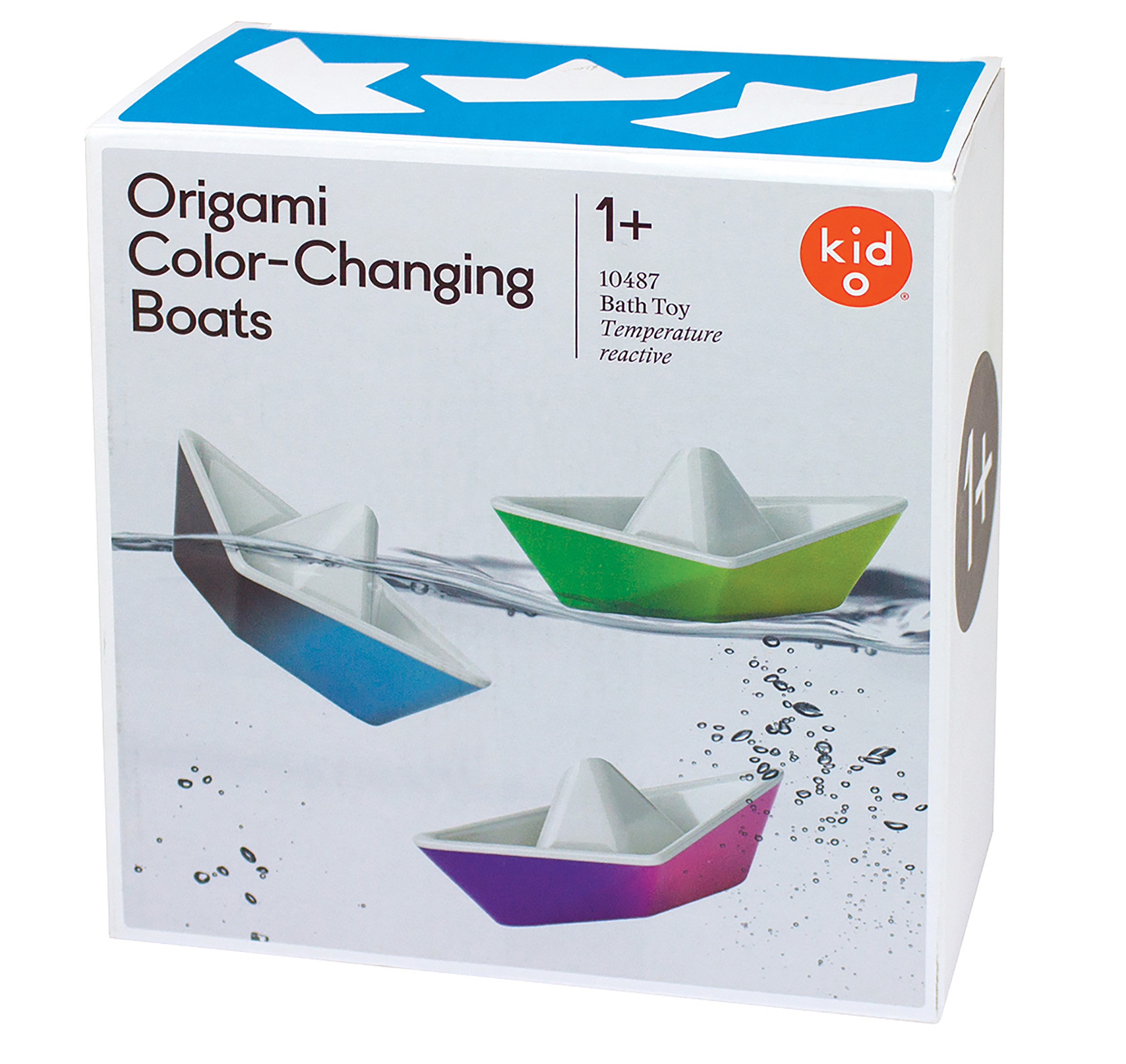 Kid O Color Changing Origami Boats Bath Toy Set Walmart Com