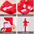 thumbnail image 3 of GIXUSIL Large Red Velvet Christmas Cabinet Door Ribbon Bow, Big Christmas Bow, Wrapping Decorations, Front Door Bow, Christmas Tree Bow for Party Supplies (Red), 3 of 7