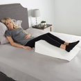 thumbnail image 4 of Lavish Home 82-TEX1022 Wedge Memory Foam Pillow with Bamboo Fiber Cover - Ivory, 4 of 8