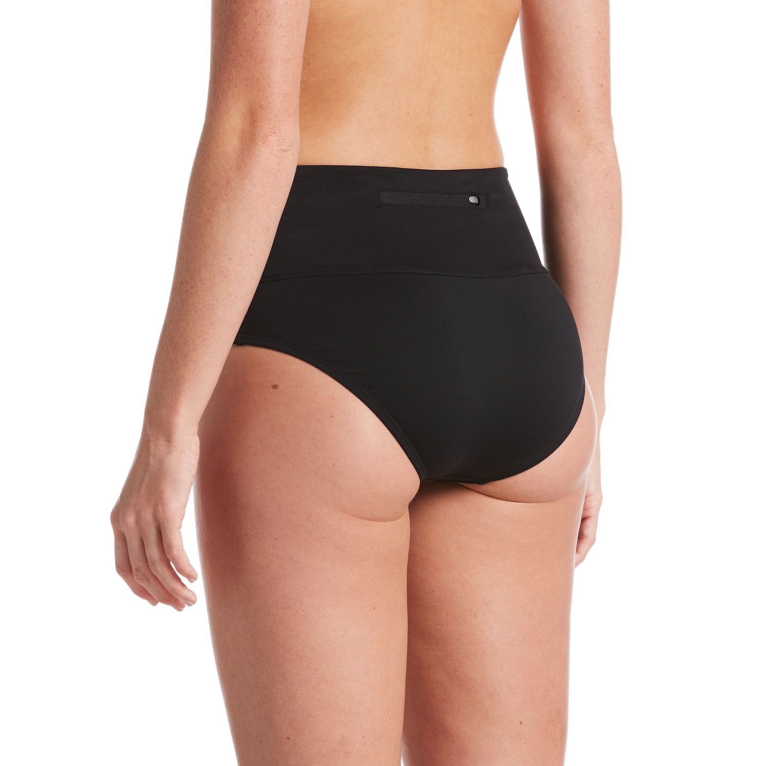 Women's Nike Essential High-Waist Swim Bottoms Color: Black Size: XX LARGE