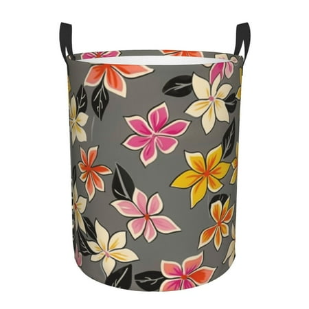 

Colorful floral pattern Circular Gift - Dirty Clothes Storage Bucket Gift used for organizing laundry and bedroom storage