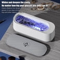 thumbnail image 4 of LAICAIW Ultrasonic Cleaner,Ultrasonic Jewelry Cleaner,Ultrasound Clean Machine Professional Sonic Portable Household Cleaner for Cleaning Jewelry,Eyeglass, Watches,Coins, Makeup Brush, Silver White, 4 of 7
