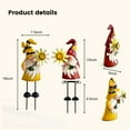 thumbnail image 2 of HONGLAND Metal Gnome Yard Art - Bee and Ladybug Sculptures - Outdoor Garden Decorations (2 Count), 2 of 6