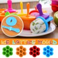 thumbnail image 4 of Wovilon Seven-Hole Silicone Popsicle Silicone Supplementary Box Diy Homemade Ice Cream Stick Ice Ice Box Popsicle Ice Box, 4 of 4