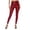 17# Wine, variant on Women High Waisted Faux Leather Leggings Butt Lifting Stretchy PU Pants Tights for Casual Gray XXL