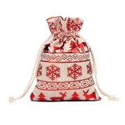 Unilife Drawstring Bag Christmas Drawstring Bags Washable Bag For Candy Wrapper