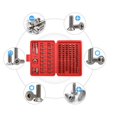 thumbnail image 4 of 105-Piece Screwdriver Set Plum Hexagon Screwdriver Screwdriver Screwdriver Socket Toolbox, 4 of 5